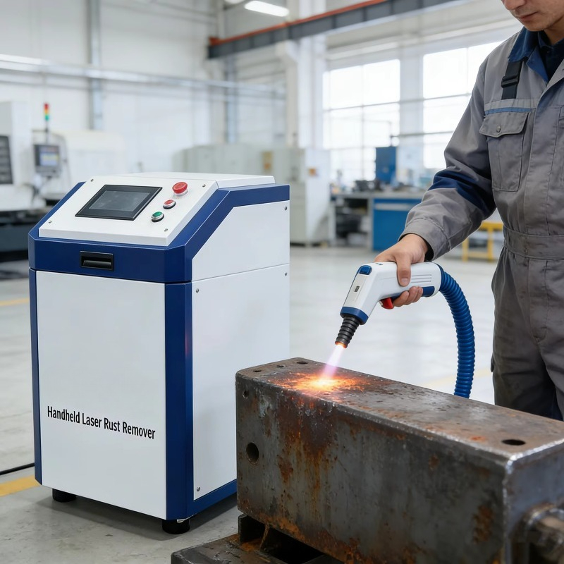 Industrial Laser Paint Remover - Portable Handheld Laser Cleaning Machine 2000W