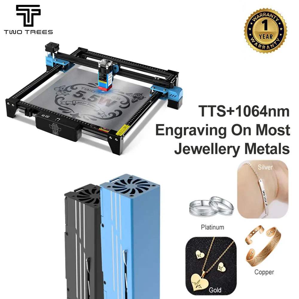Industrial Laser Machines - TWOTREES TTS-55 Laser Engraving Machine With