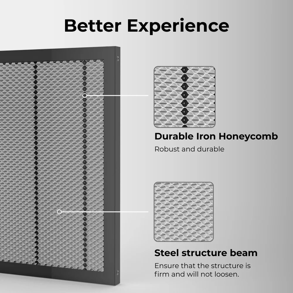 TOOCAA Honeycomb Working Table - огляд і ціна Co2 Laser Engraving Machine