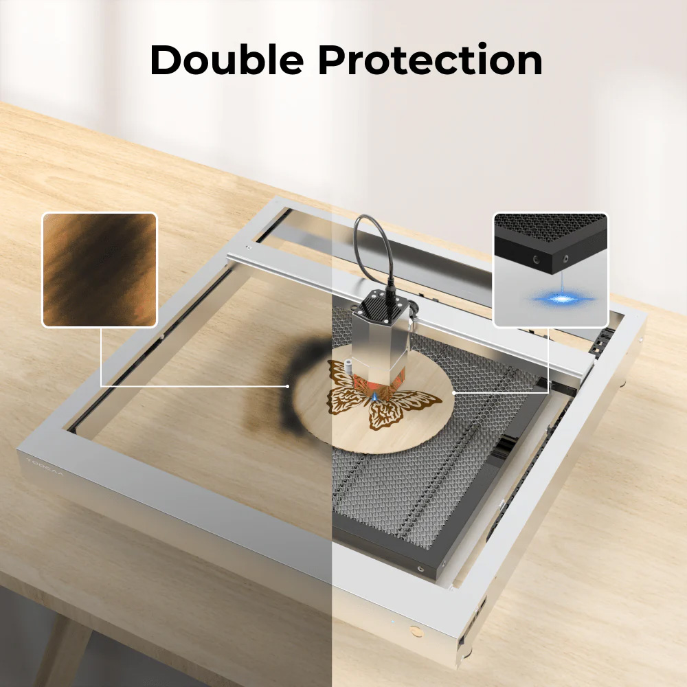TOOCAA Honeycomb Working Table - огляд і ціна Co2 Laser Engraving Machine