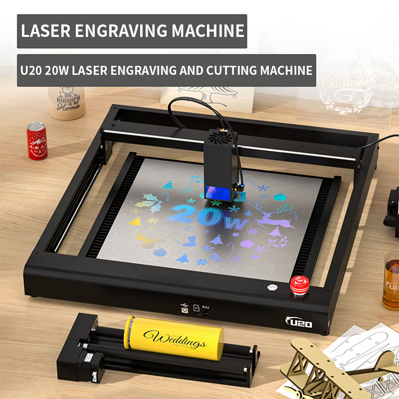20W Laser Engraver  U20 Laser  - огляд і ціна Air Assist Pump Laser