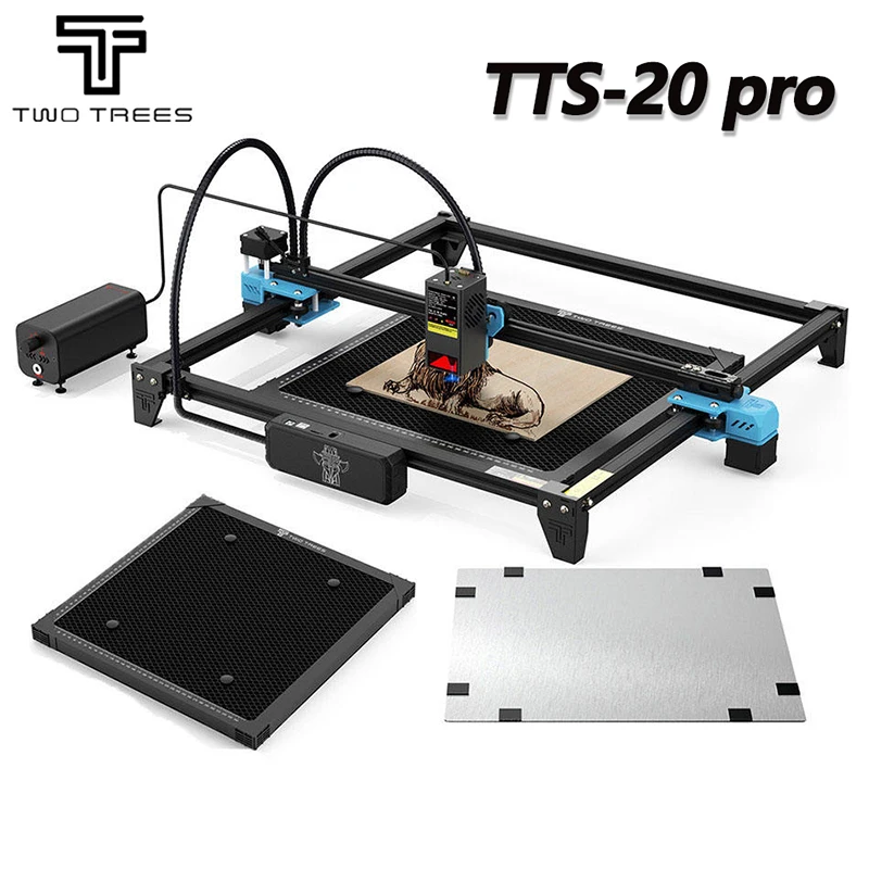 TWO TREES TTS pro 20W Desktop  - огляд і ціна Industrial Grade Laser Engraver