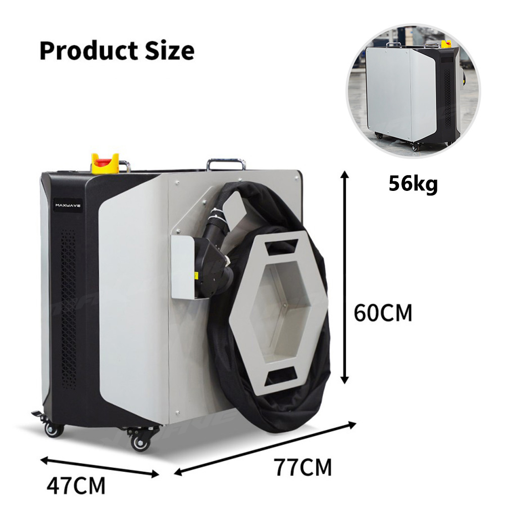 Maxwave 300W Laser Cleaner Por - огляд і ціна Industrial Laser Paint Remover